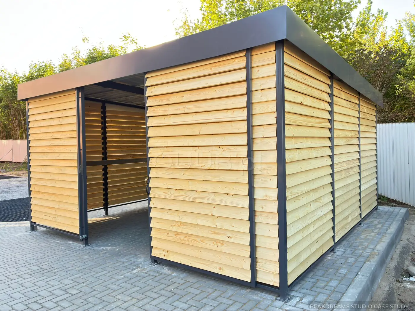 Bicycle shelter reference photo