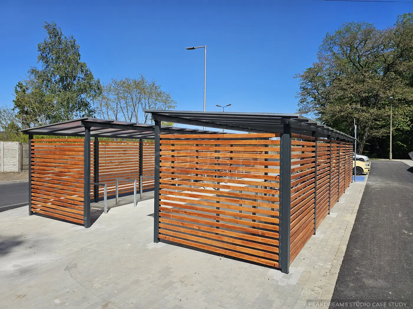 Bicycle shelter reference photo