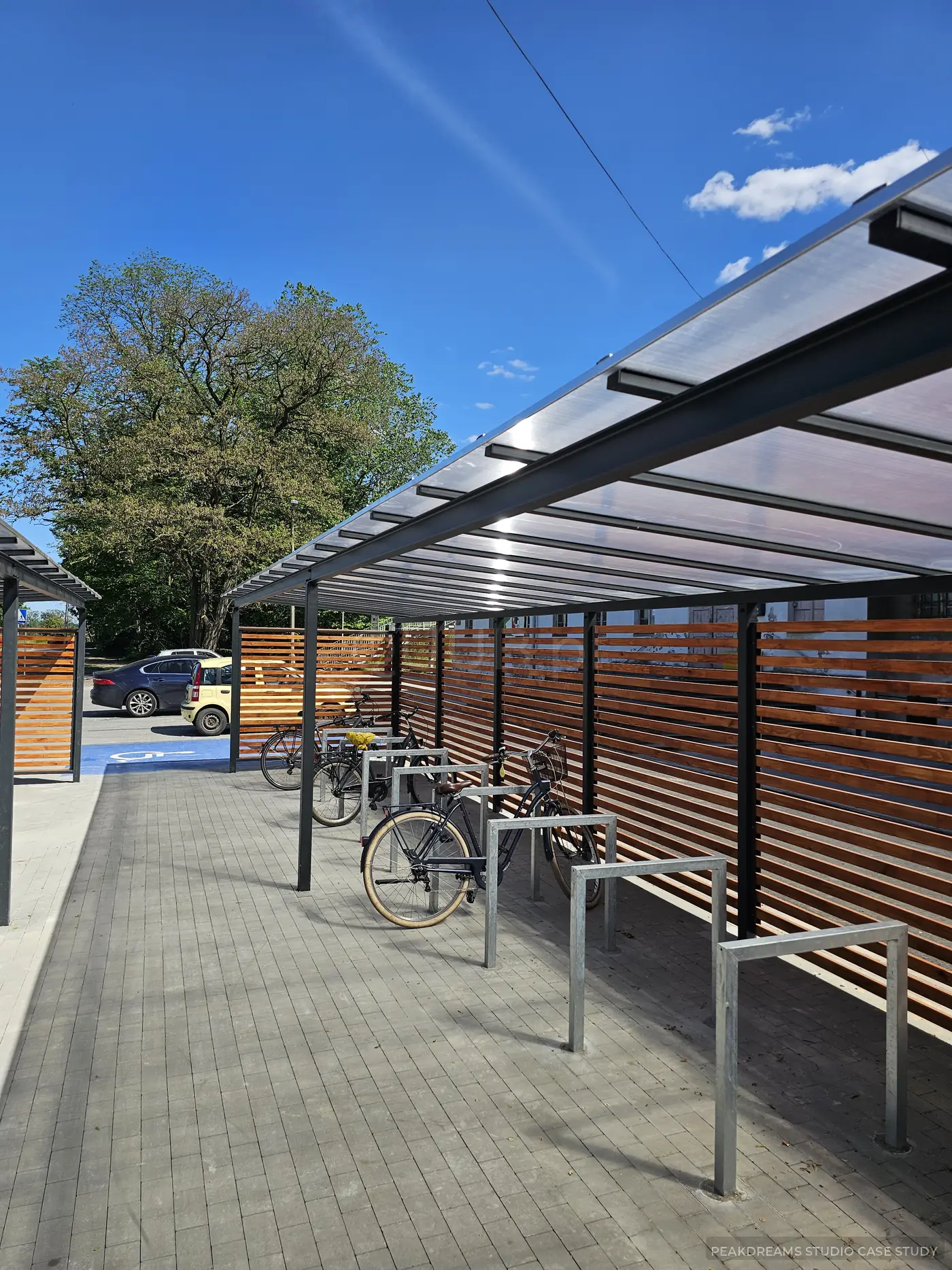 Bicycle shelter reference photo