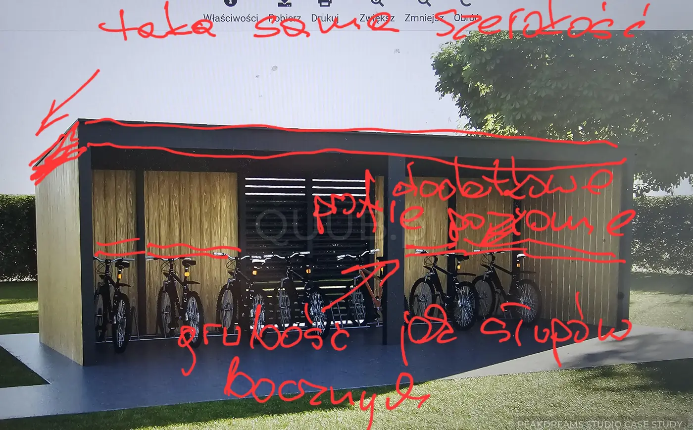 Client revision feedback marked on a render