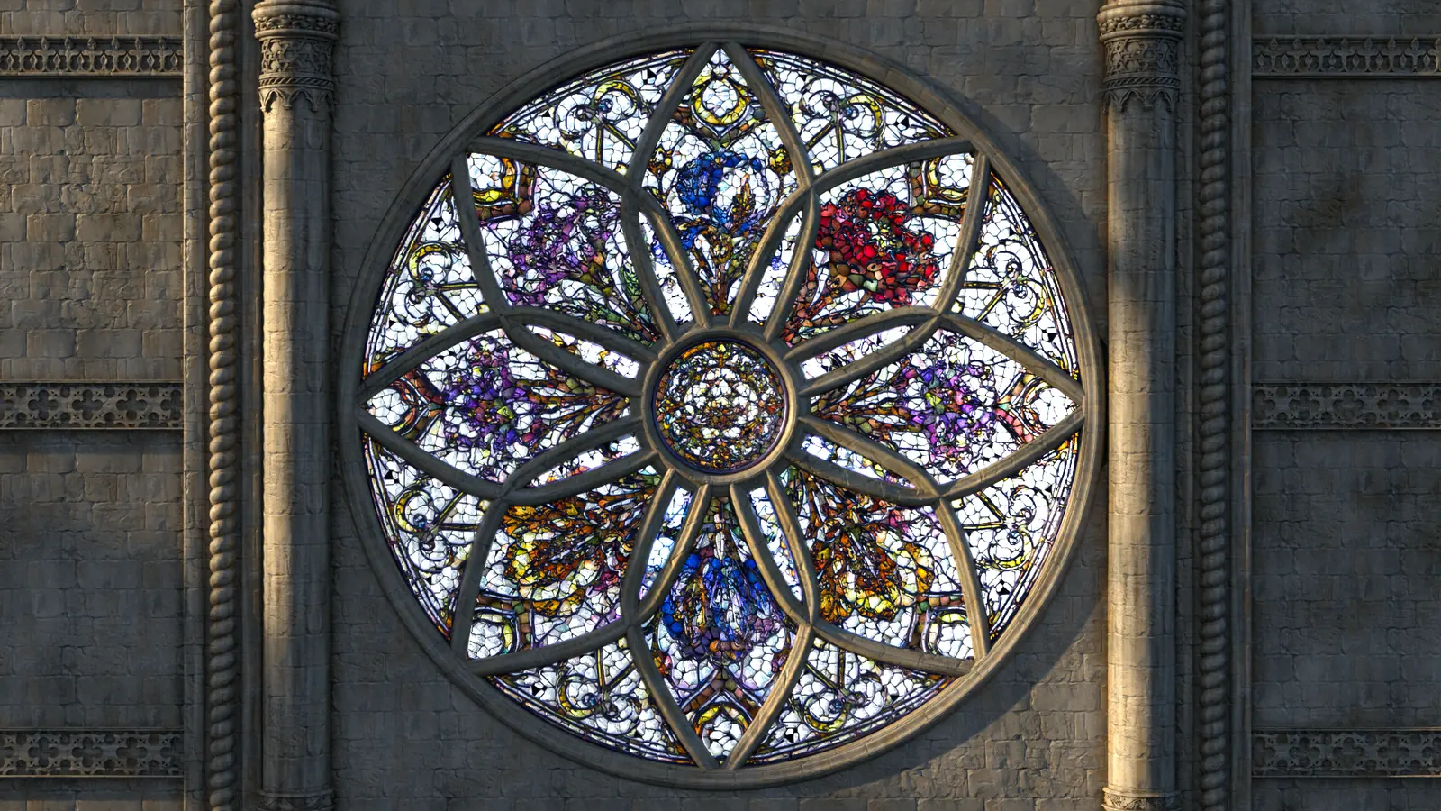Vitrage Generator stained glass showcase